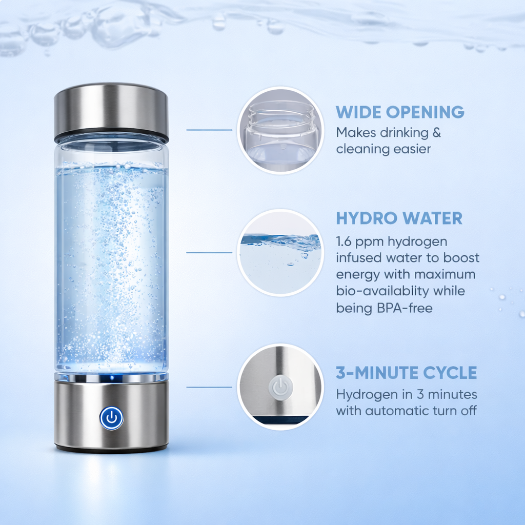HYDROS™ Hydrogen Water Bottle